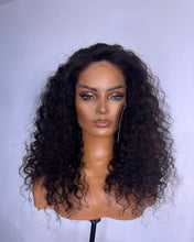 Load image into Gallery viewer, Short curly glueless HD lace wig with defined textured curls.